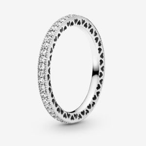 sparkle & hearts pandora ring